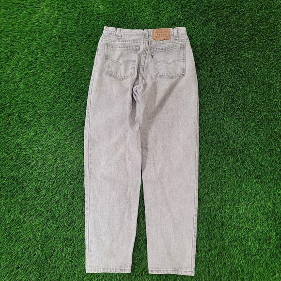 Vintage 550 LEVIS Jeans 28x29 (31x30) Gray - Picture 2 of 13